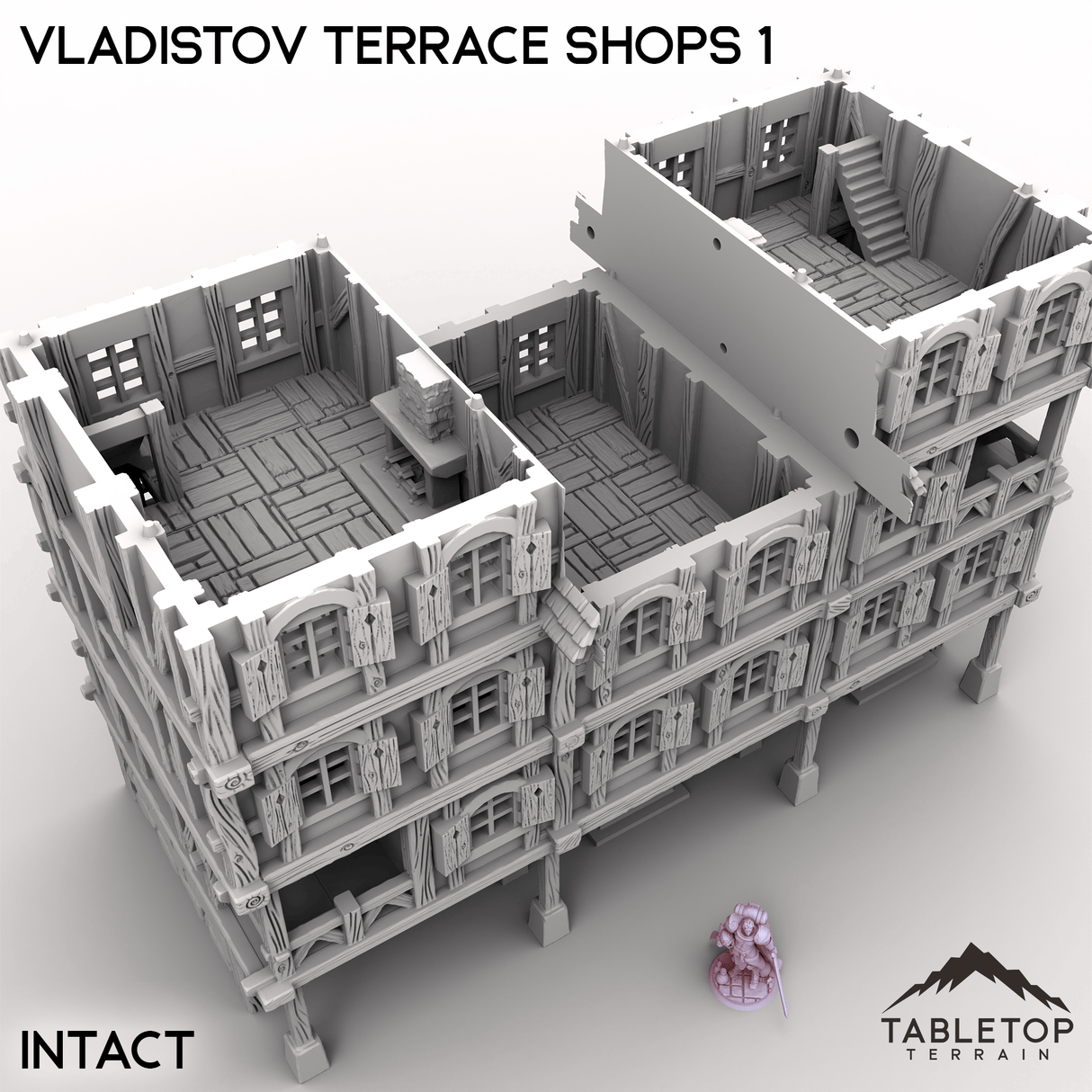 Tabletop Terrain Terrain Vladistov Terrace Shops 1