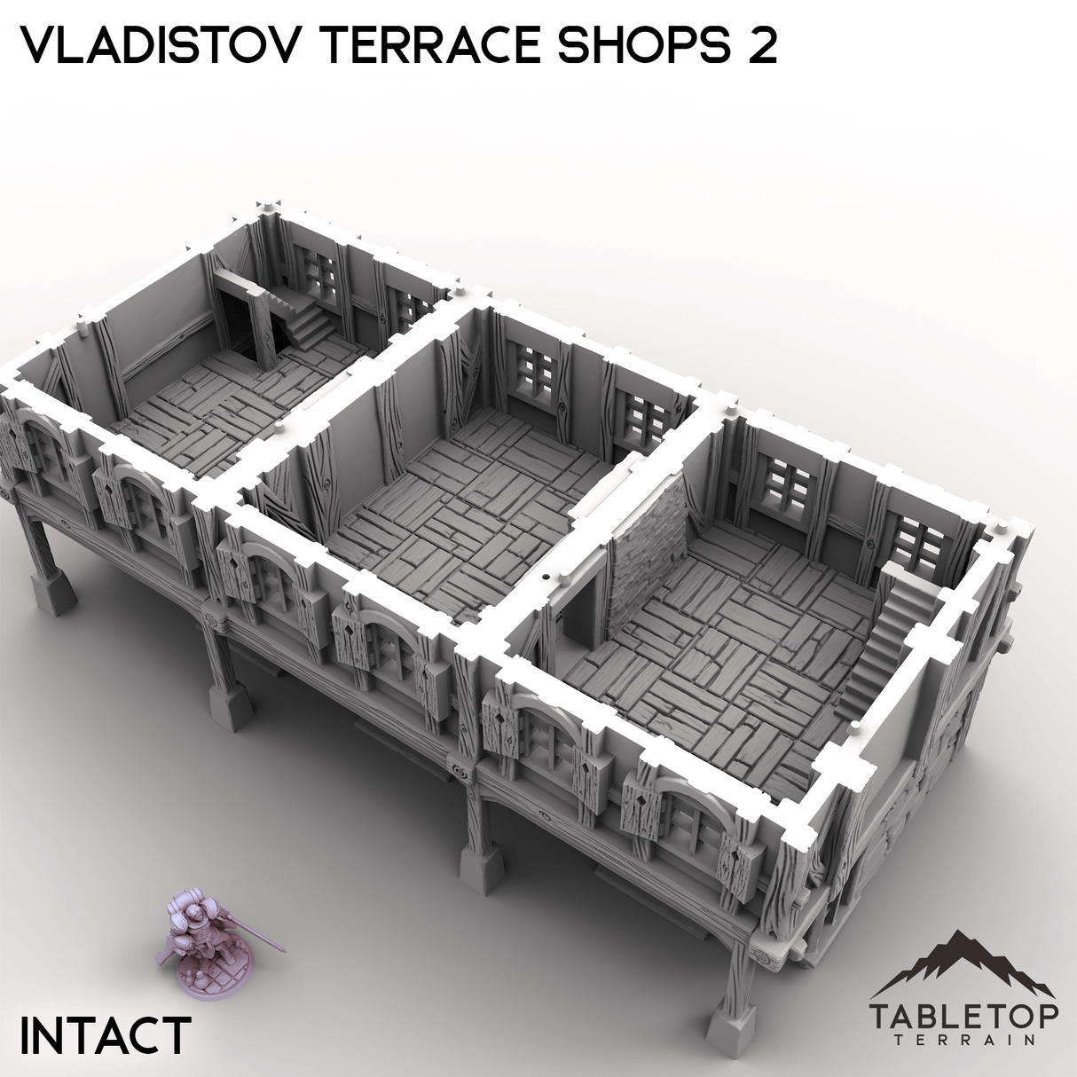 Tabletop Terrain Terrain Vladistov Terrace Shops 2