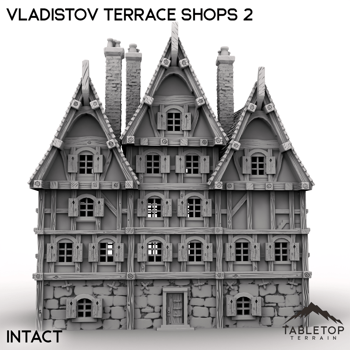 Tabletop Terrain Terrain Vladistov Terrace Shops 2