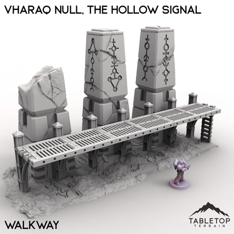 Tabletop Terrain Terrain Walkway / 28/32mm Vharaq Null, The Hollow Signal