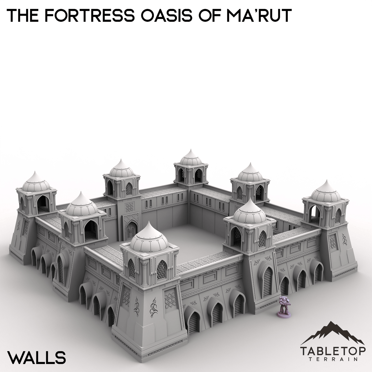 Tabletop Terrain Terrain Walls / 28/32mm The Fortress Oasis of Ma'rut