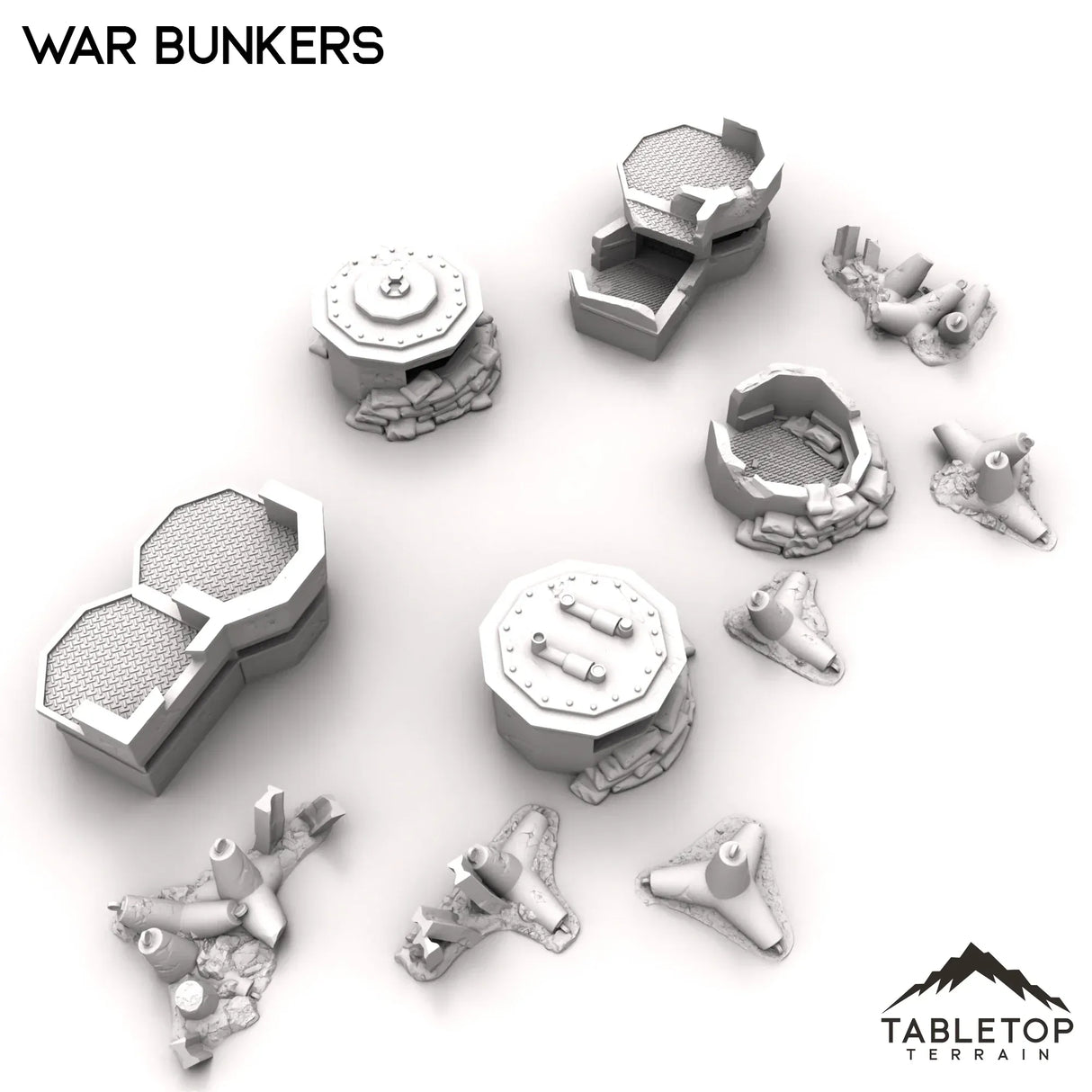 Tabletop Terrain Terrain War Bunkers