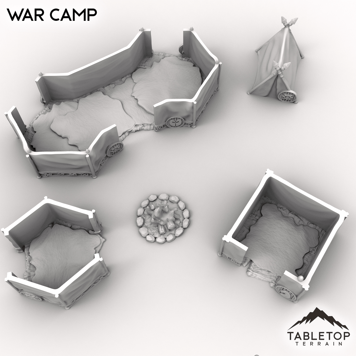 Tabletop Terrain Terrain War Camp - Kingdom of Saxonia