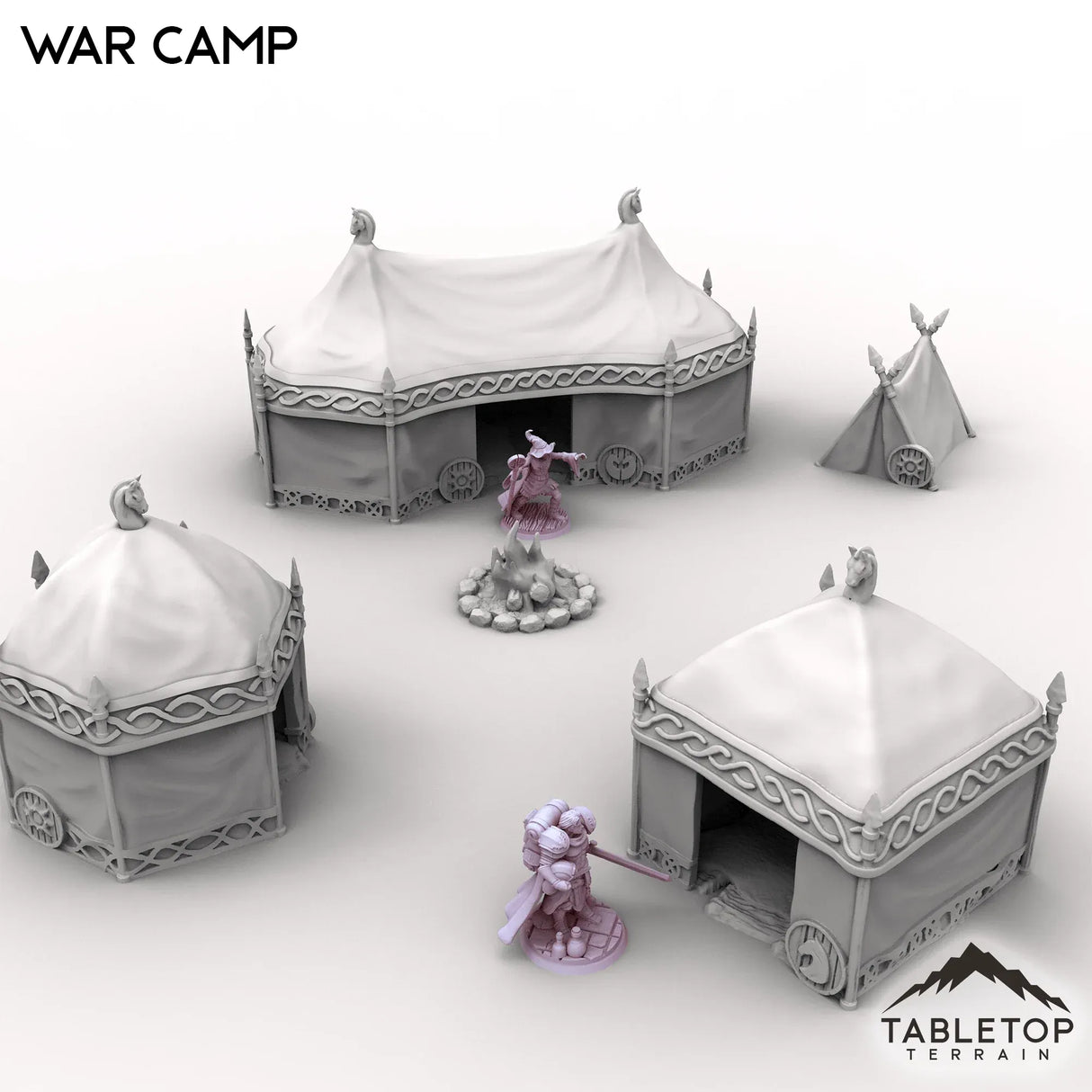 Tabletop Terrain Terrain War Camp - Kingdom of Saxonia