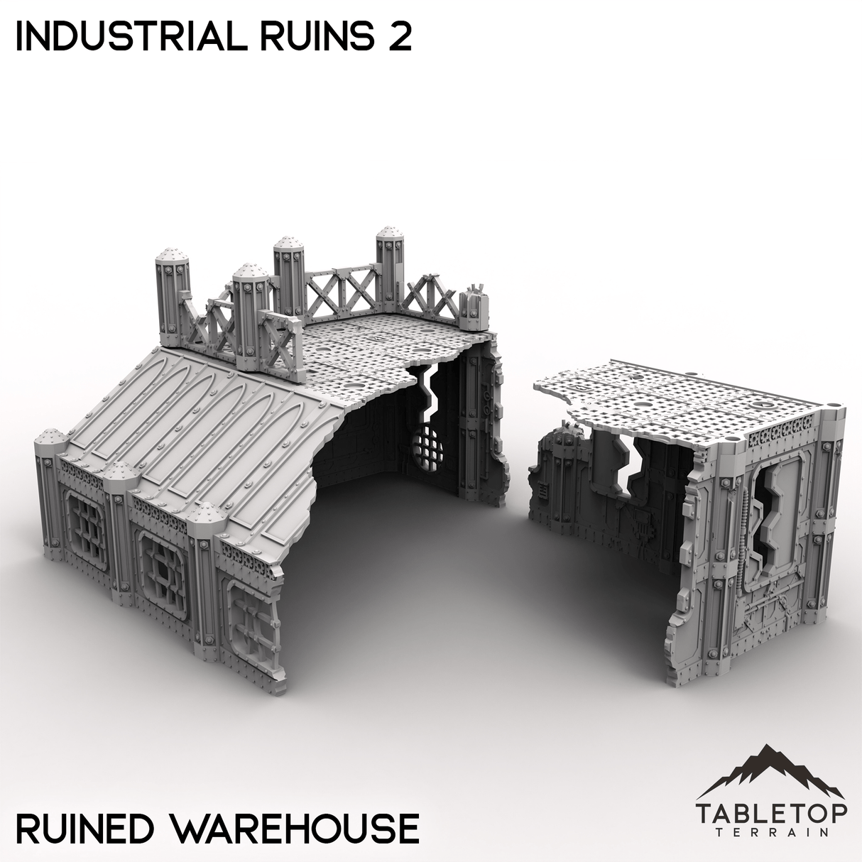 Tabletop Terrain Terrain Warehouse Industrial Ruins 2