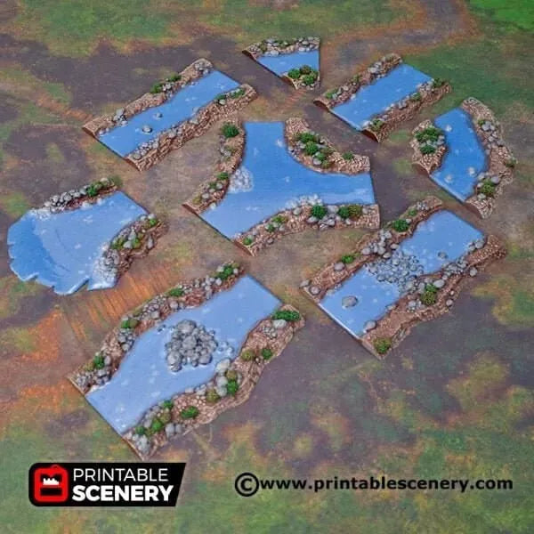 Tabletop Terrain Terrain Wild Rivers - Fantasy Terrain