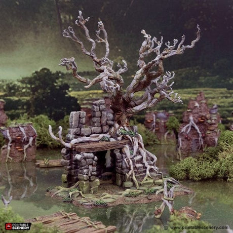 Tabletop Terrain Terrain Wildwood Ruins - The Gloaming Swamp