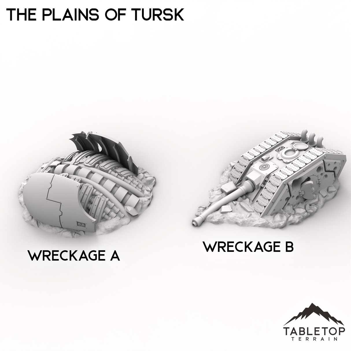 Tabletop Terrain Terrain Wreckage A / 32mm The Plains of Tursk