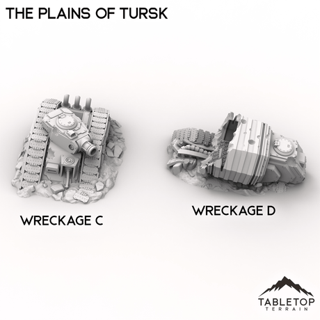 Tabletop Terrain Terrain Wreckage C / 32mm The Plains of Tursk