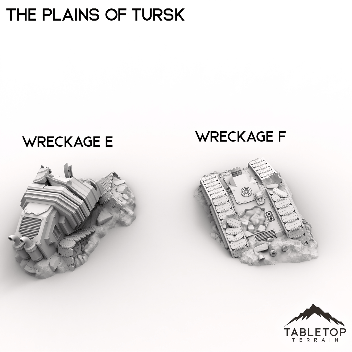 Tabletop Terrain Terrain Wreckage E / 32mm The Plains of Tursk