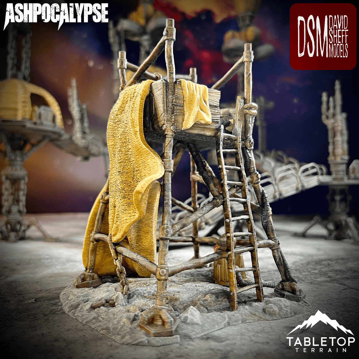 Tabletop Terrain Tower Ashpocalypse Sentry Tower