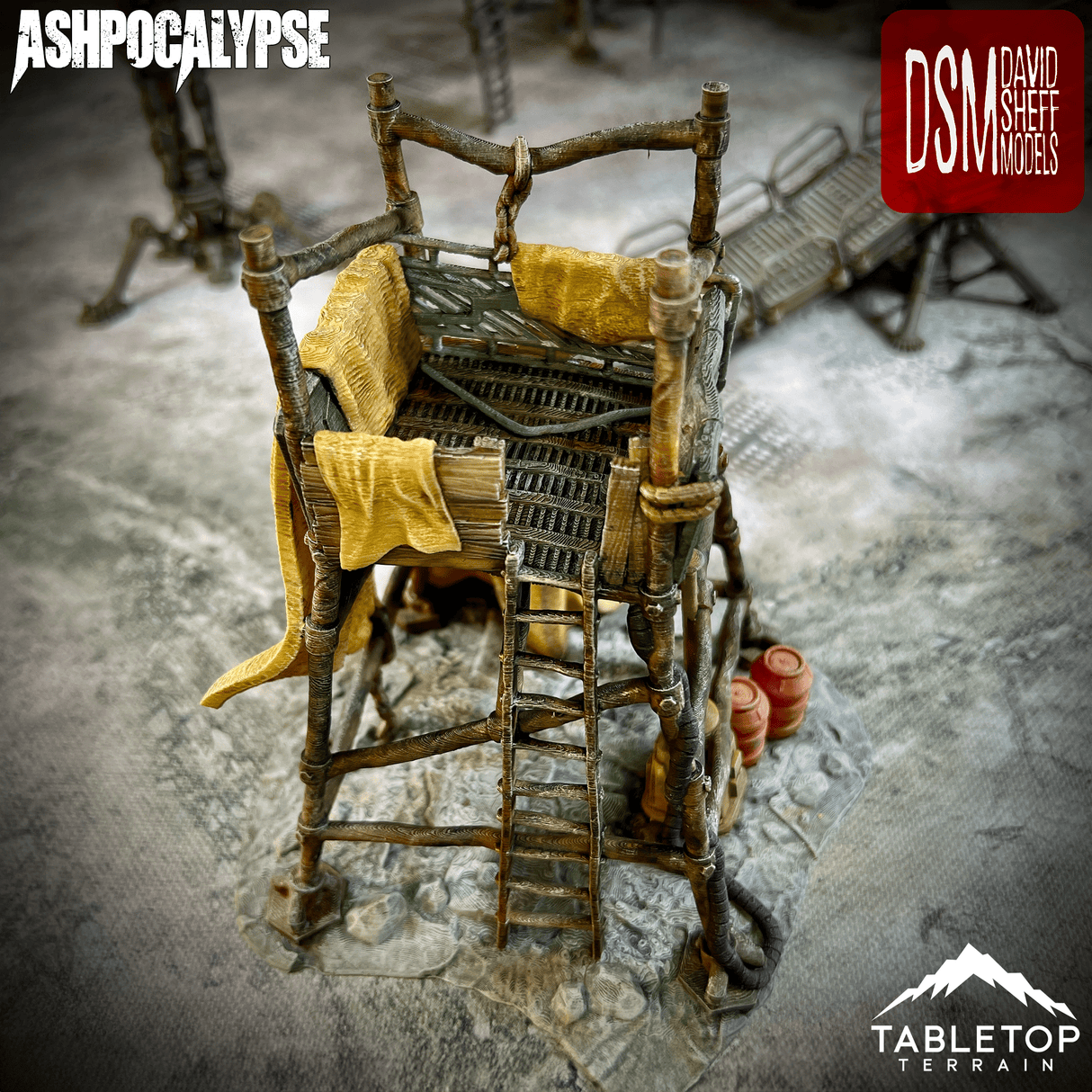 Tabletop Terrain Tower Ashpocalypse Sentry Tower