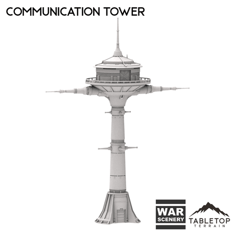 Tabletop Terrain Tower Communication Tower