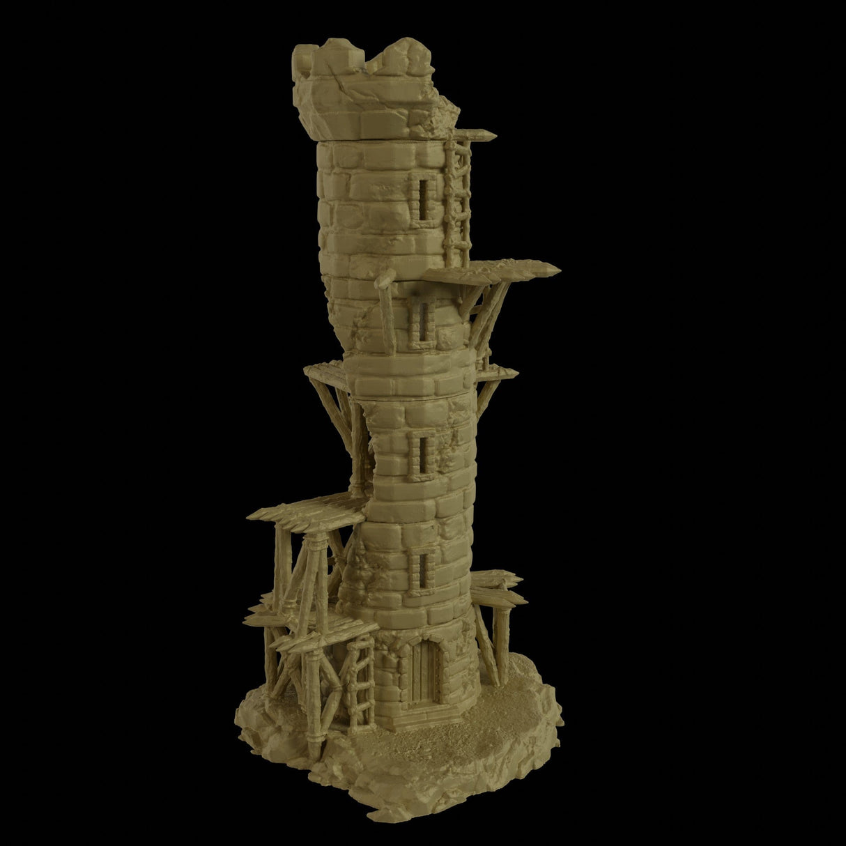 Tabletop Terrain Tower Corrupted Lookout Tower