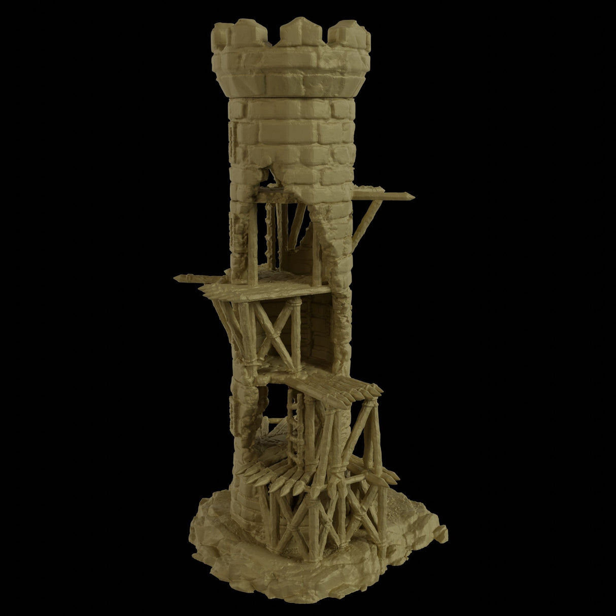 Tabletop Terrain Tower Corrupted Lookout Tower