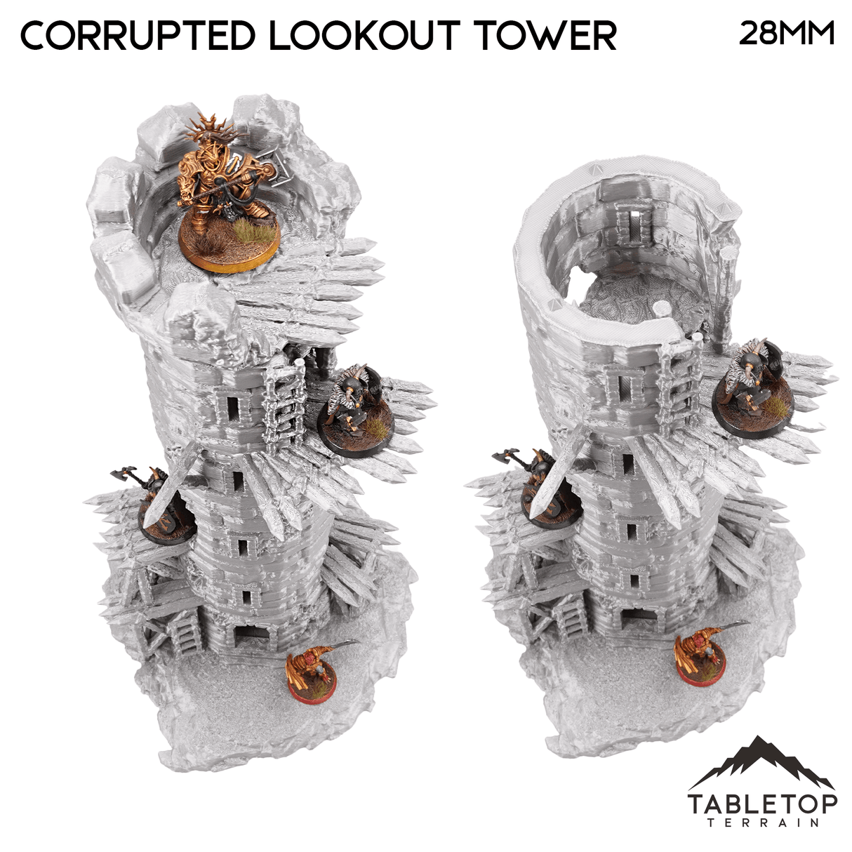 Tabletop Terrain Tower Corrupted Lookout Tower