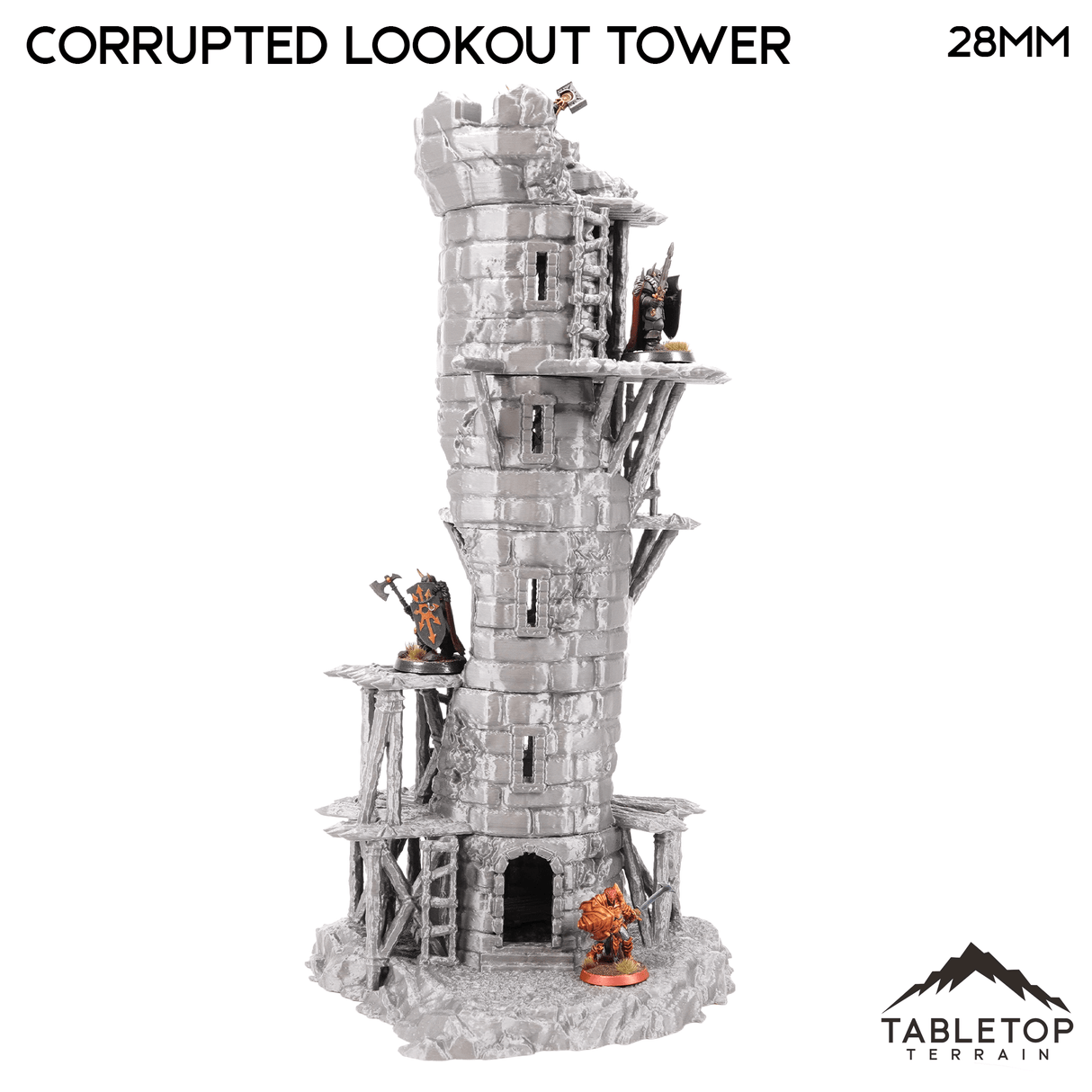 Tabletop Terrain Tower Corrupted Lookout Tower