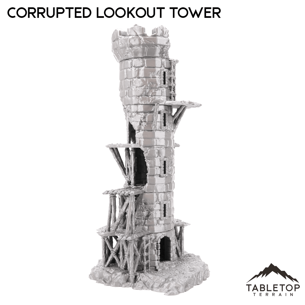 Tabletop Terrain Tower Corrupted Lookout Tower