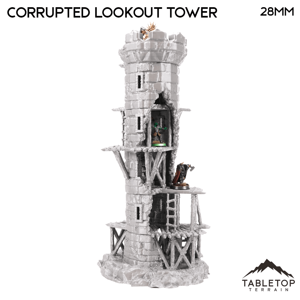 Tabletop Terrain Tower Corrupted Lookout Tower