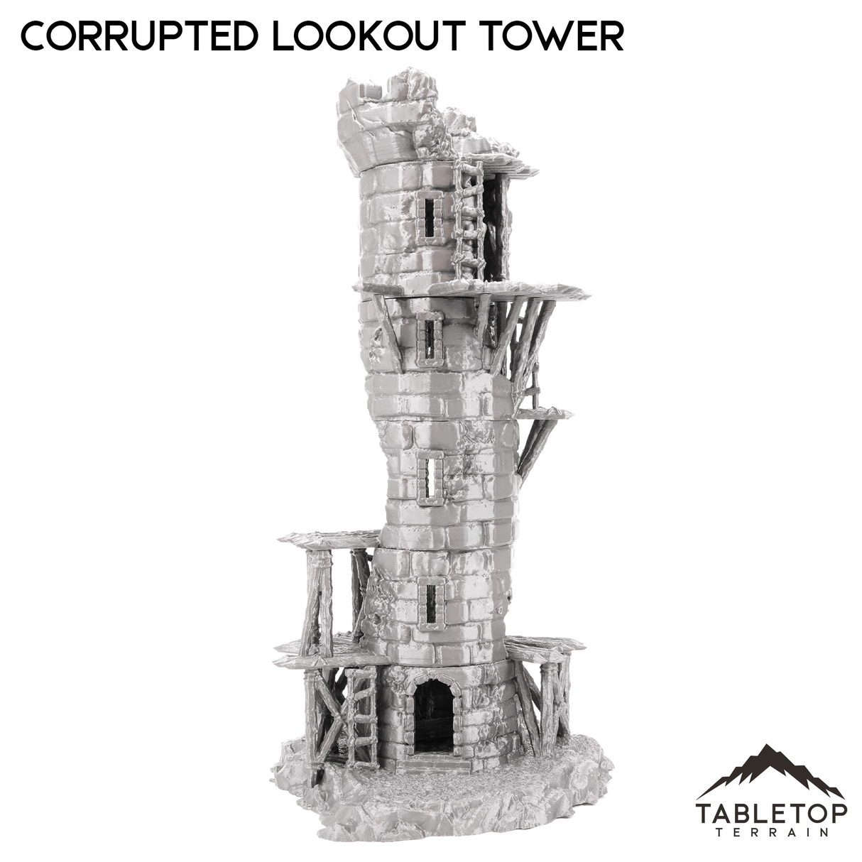 Tabletop Terrain Tower Corrupted Lookout Tower