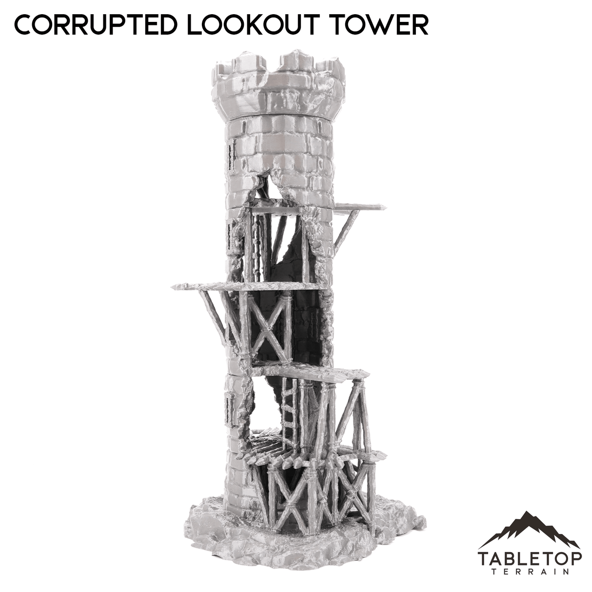 Tabletop Terrain Tower Corrupted Lookout Tower