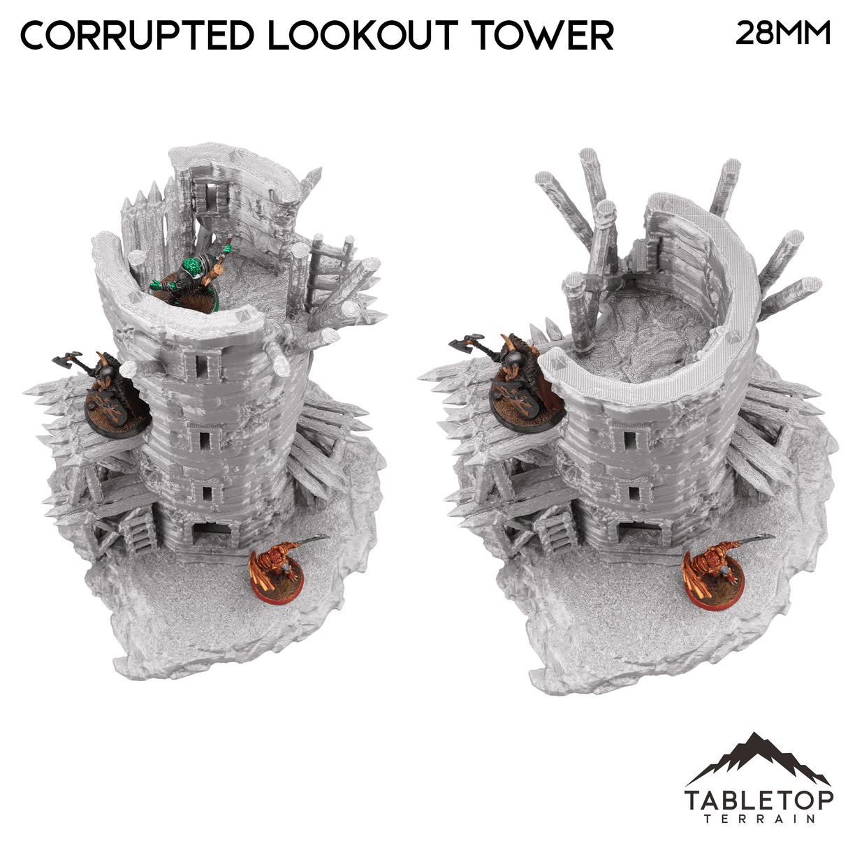 Tabletop Terrain Tower Corrupted Lookout Tower