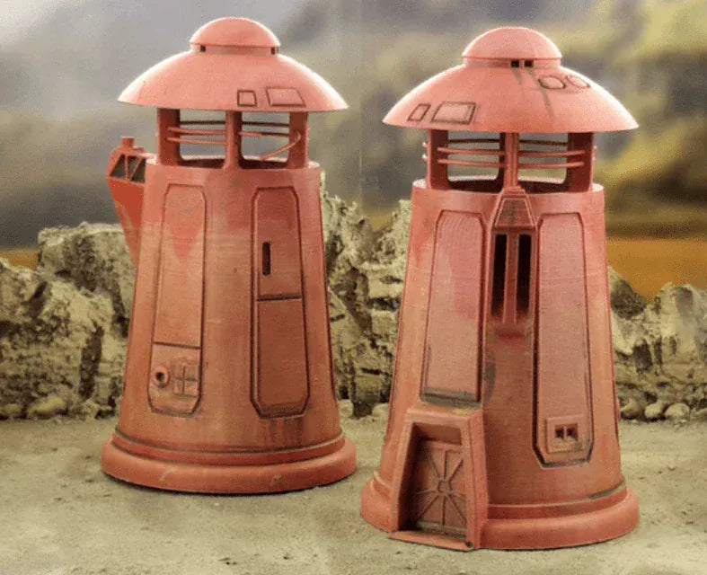 Tabletop Terrain Tower Desert Sci-Fi Tower - Star Wars Legion Tower