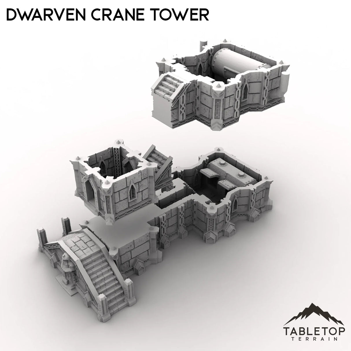Tabletop Terrain Tower Dwarven Crane Tower