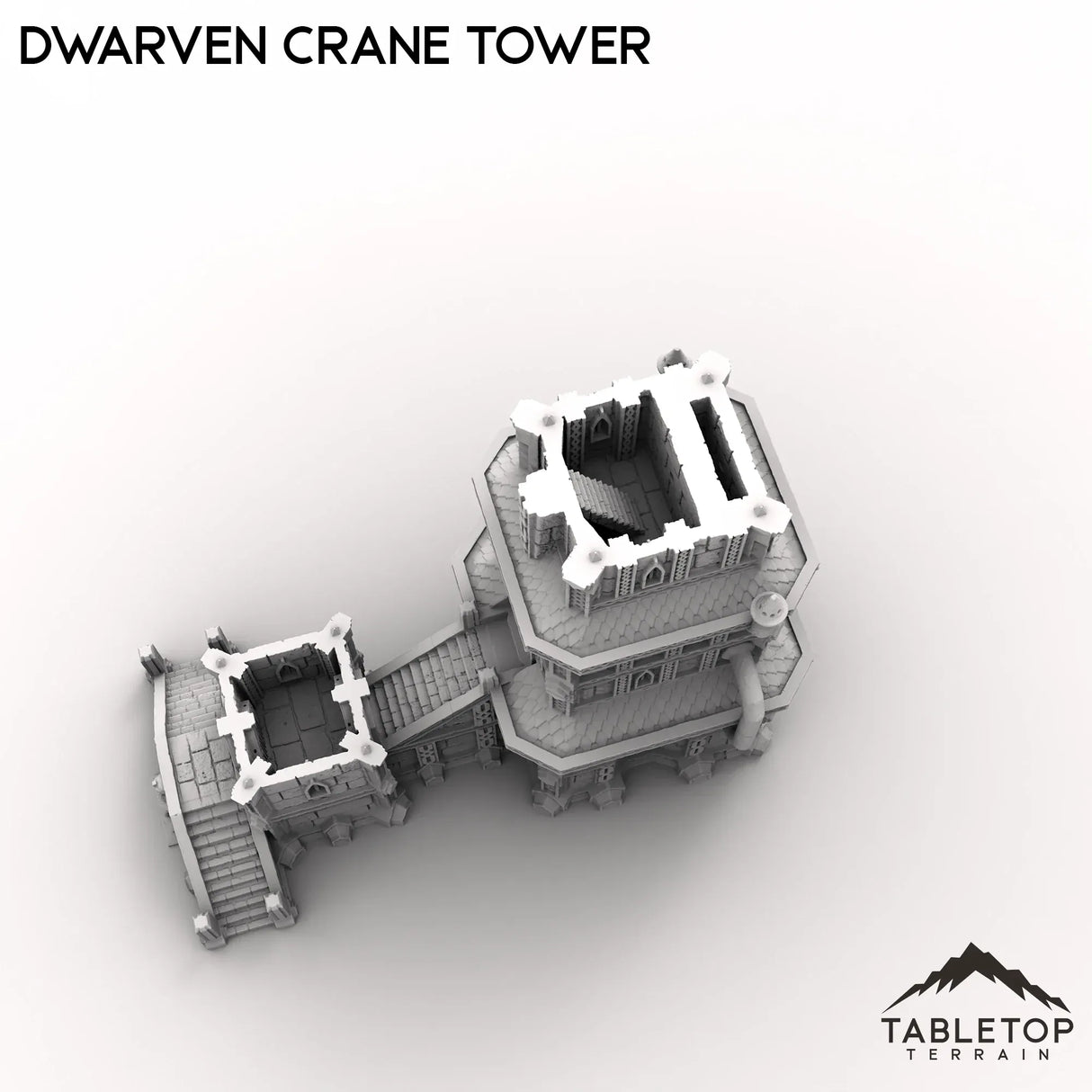 Tabletop Terrain Tower Dwarven Crane Tower