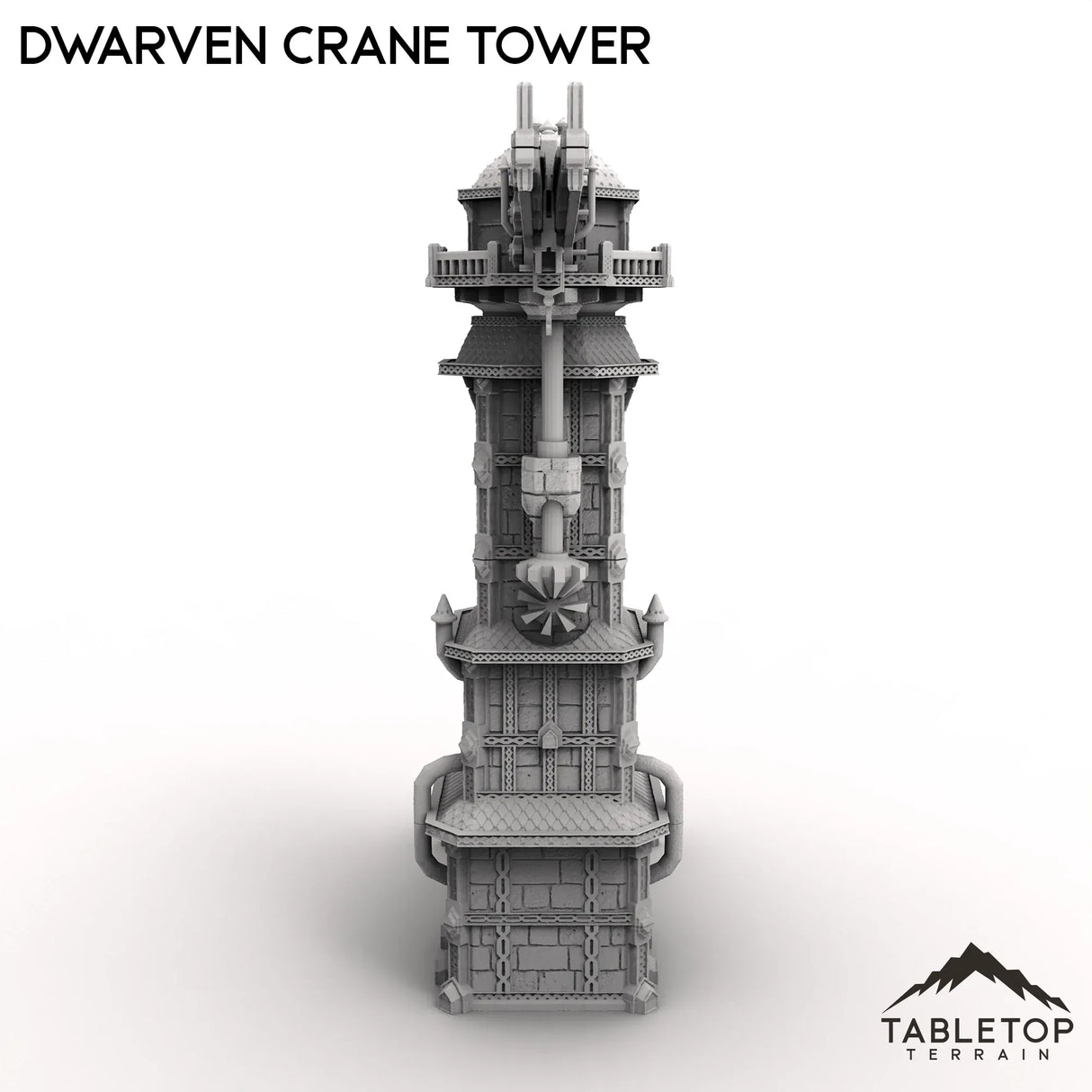 Tabletop Terrain Tower Dwarven Crane Tower