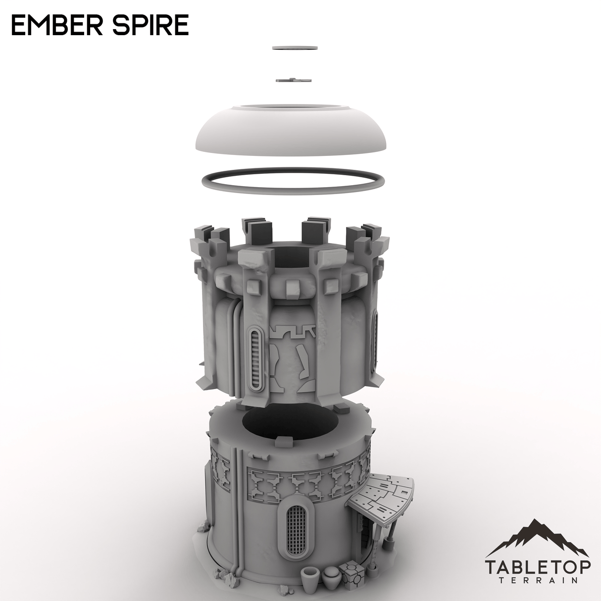 Tabletop Terrain Tower Ember Spire