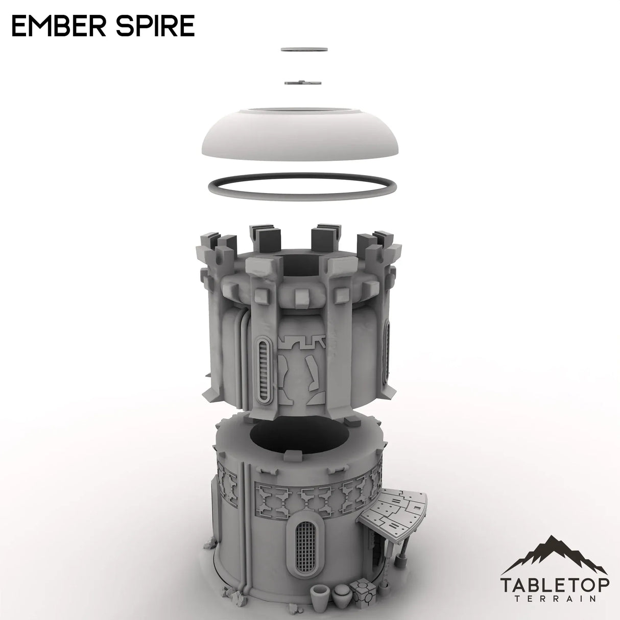 Tabletop Terrain Tower Ember Spire