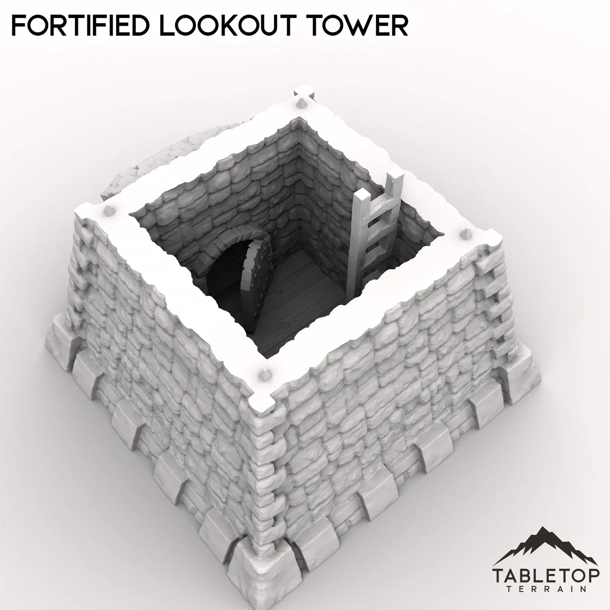 Tabletop Terrain Tower Fortified Lookout Tower