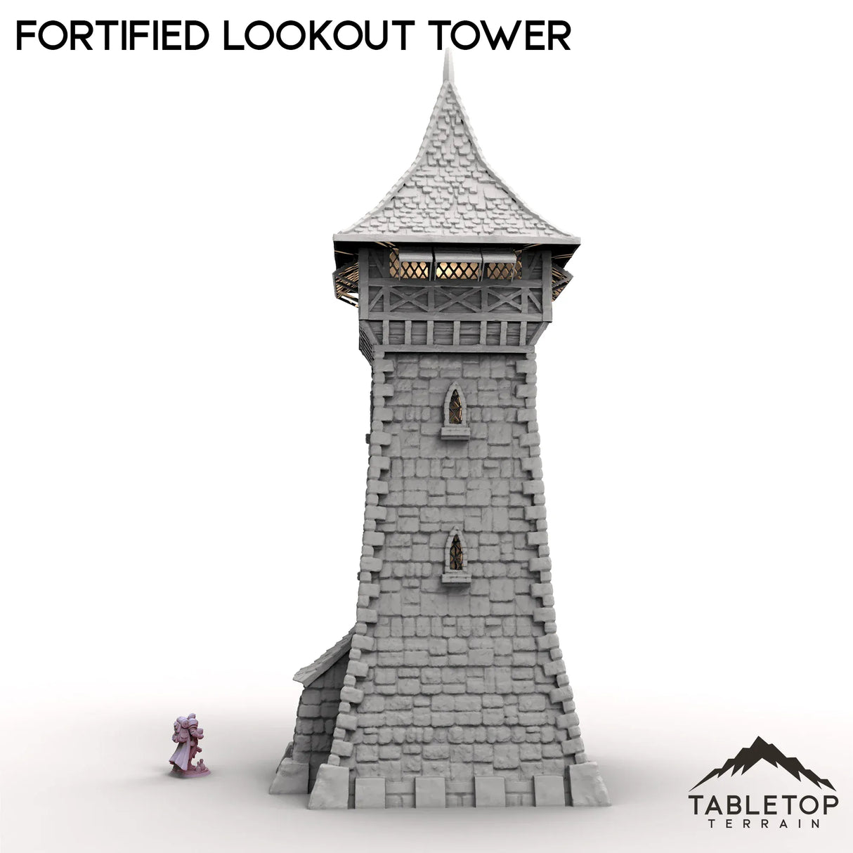 Tabletop Terrain Tower Fortified Lookout Tower