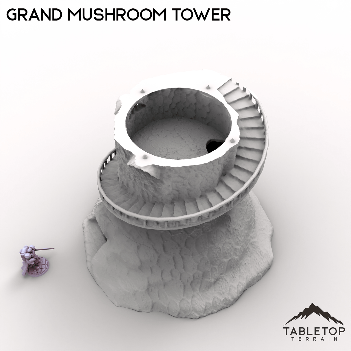 Tabletop Terrain Tower Grand Mushroom Tower