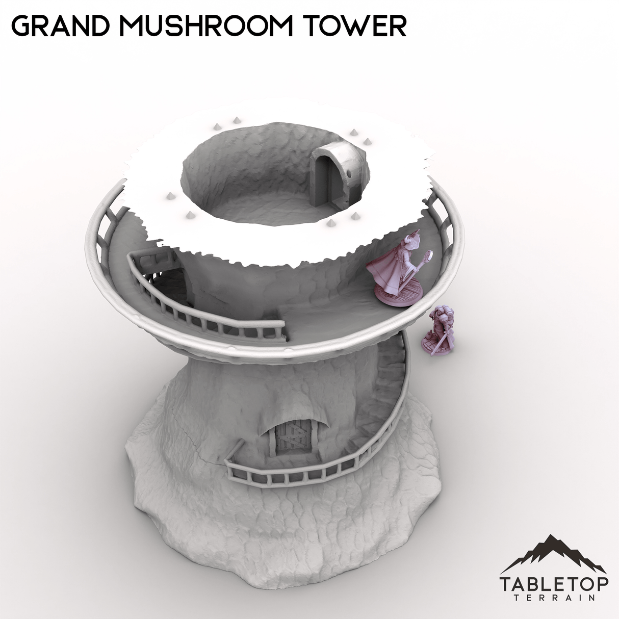 Tabletop Terrain Tower Grand Mushroom Tower