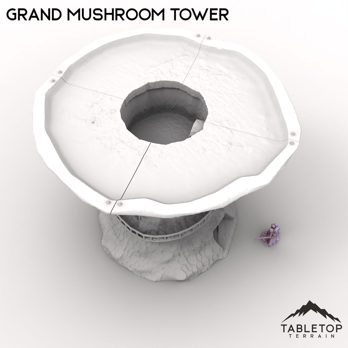 Tabletop Terrain Tower Grand Mushroom Tower