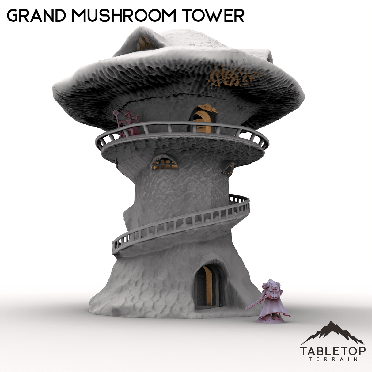 Tabletop Terrain Tower Grand Mushroom Tower