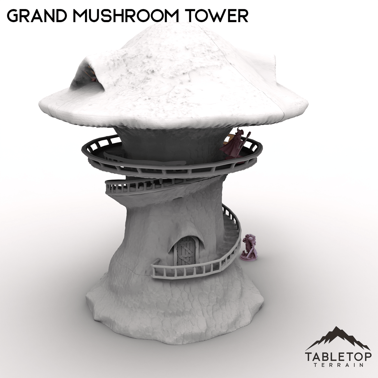 Tabletop Terrain Tower Grand Mushroom Tower