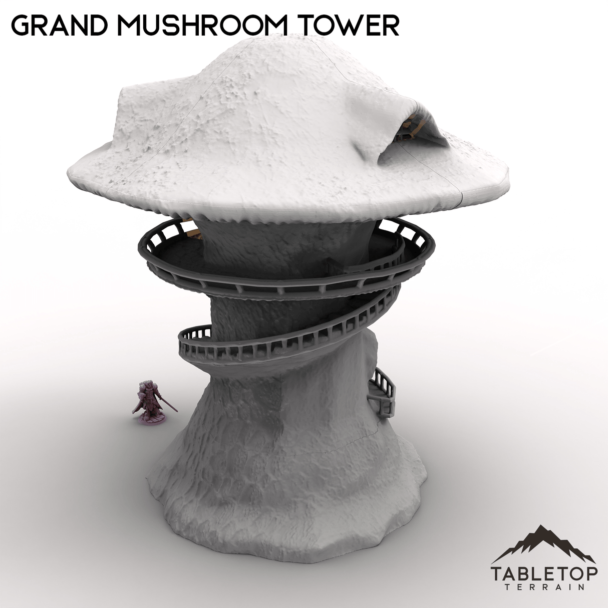 Tabletop Terrain Tower Grand Mushroom Tower