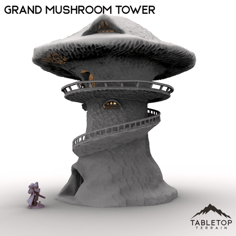 Tabletop Terrain Tower Grand Mushroom Tower
