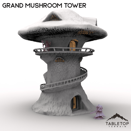 Tabletop Terrain Tower Grand Mushroom Tower