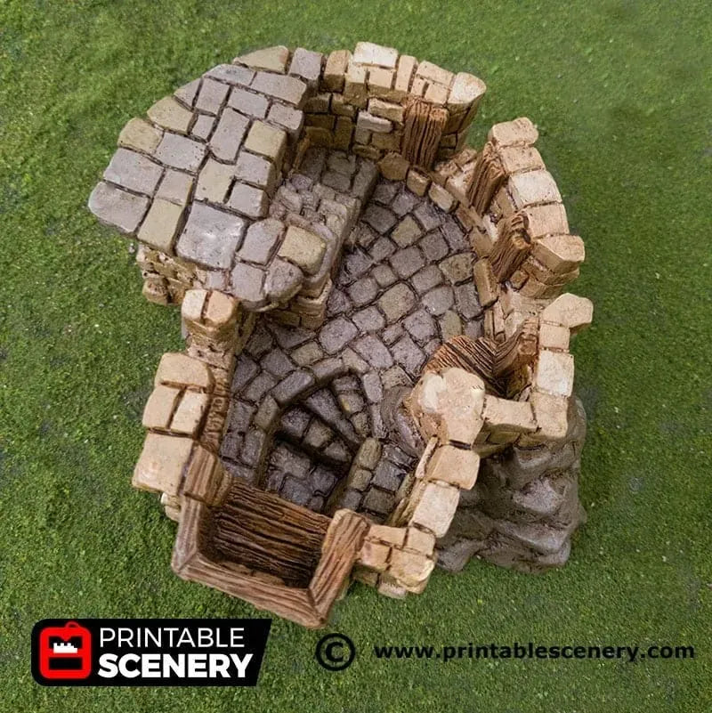 Tabletop Terrain Tower Hagglethorn Tower - Hagglethorn Hollow - Fantasy Tower