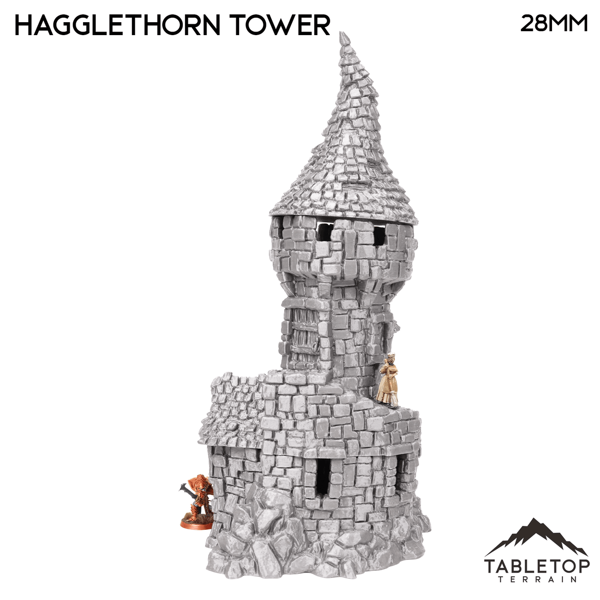 Tabletop Terrain Tower Hagglethorn Tower - Hagglethorn Hollow - Fantasy Tower