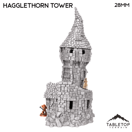 Tabletop Terrain Tower Hagglethorn Tower - Hagglethorn Hollow - Fantasy Tower