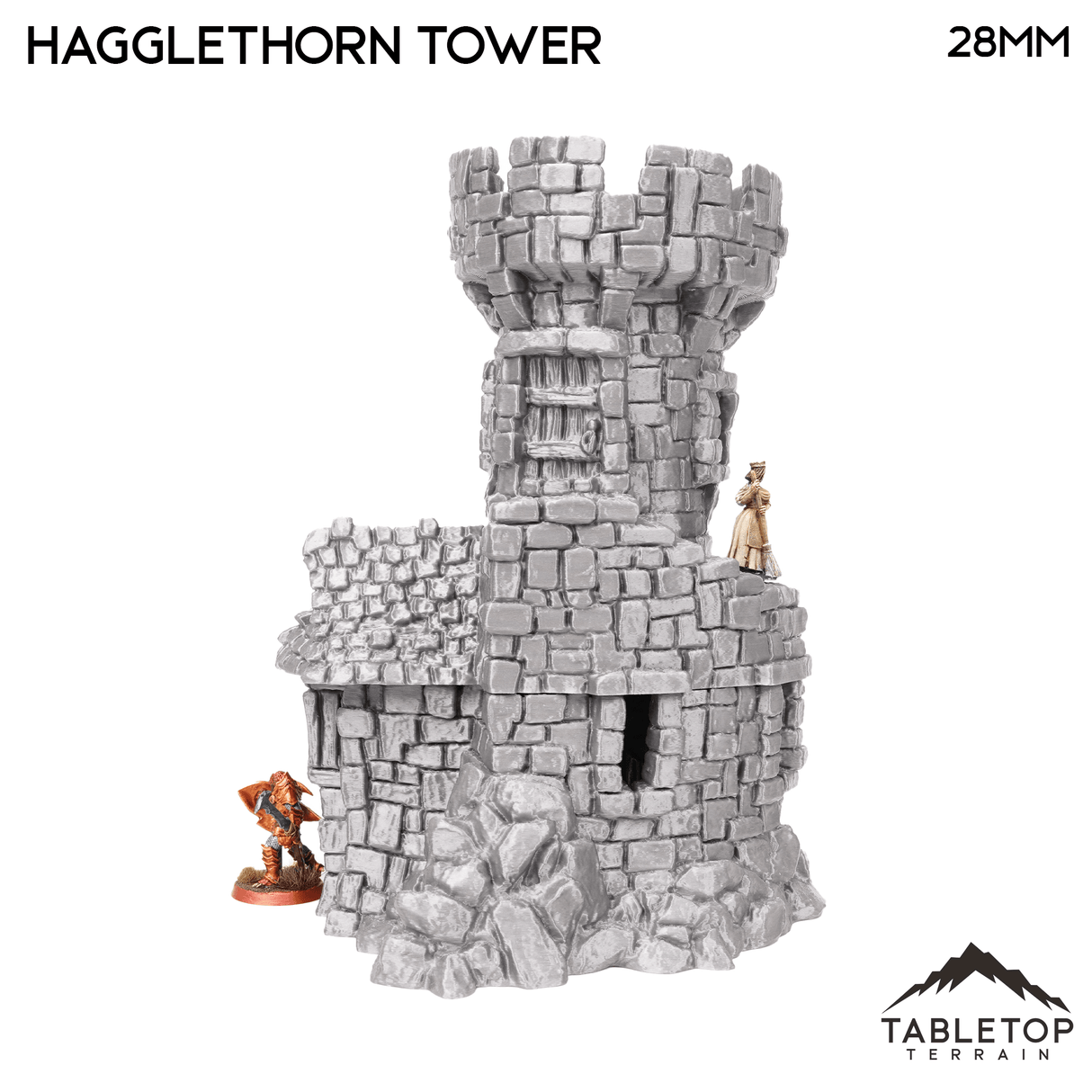 Tabletop Terrain Tower Hagglethorn Tower - Hagglethorn Hollow - Fantasy Tower