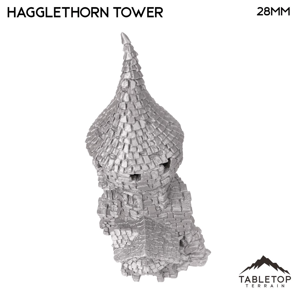 Tabletop Terrain Tower Hagglethorn Tower - Hagglethorn Hollow - Fantasy Tower
