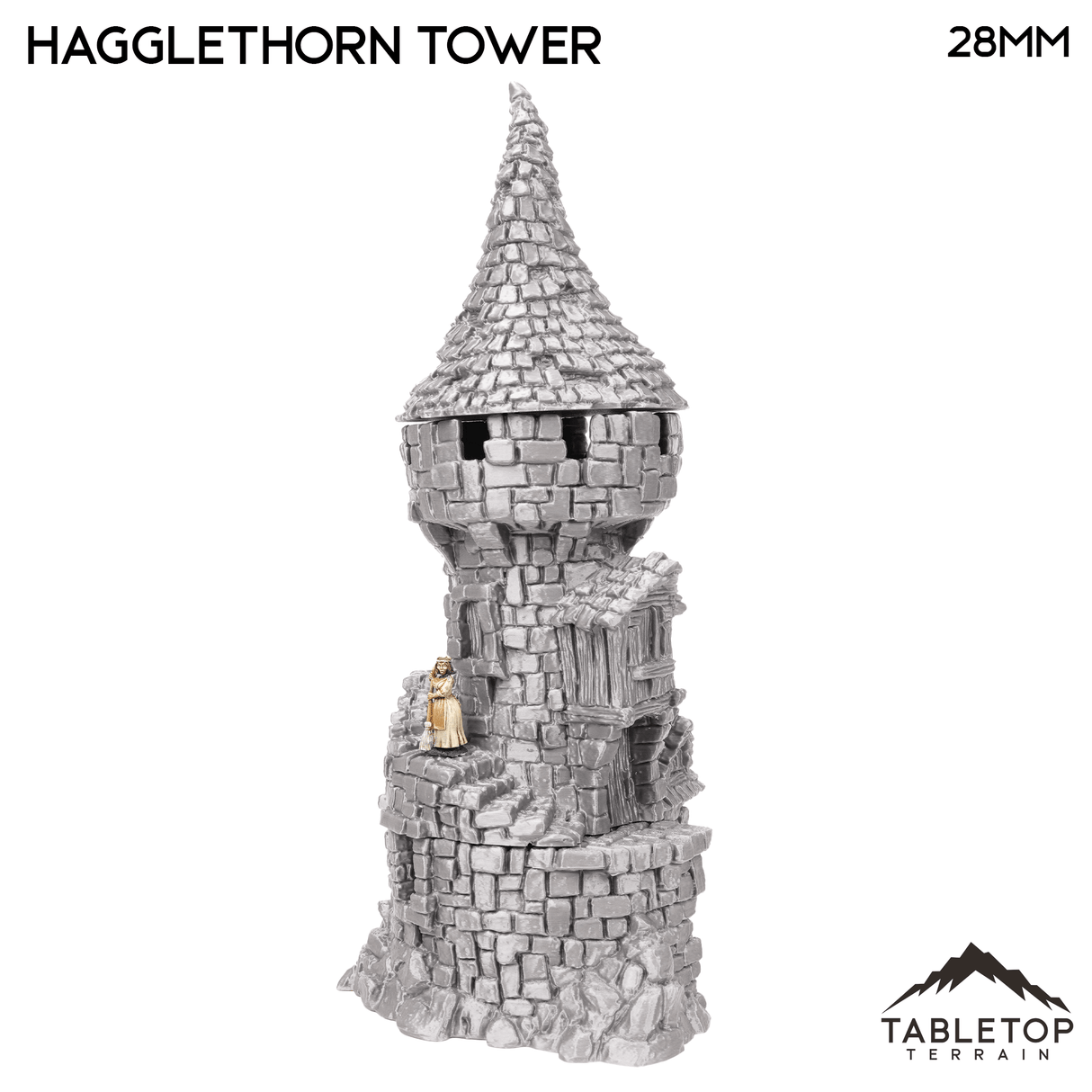 Tabletop Terrain Tower Hagglethorn Tower - Hagglethorn Hollow - Fantasy Tower