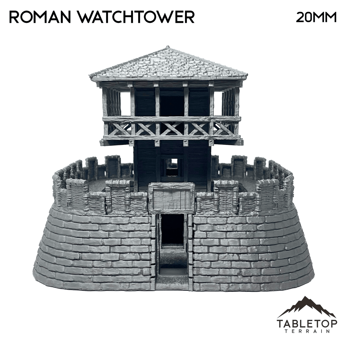 その他 Terrain - Watch Tower, Ruin (3 Floors) WTC-Compatible 3-Storey Ruins Terrain for WH40K – Lighter