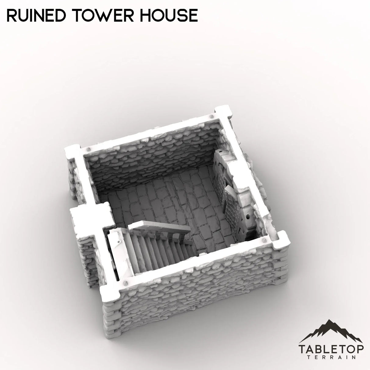 Tabletop Terrain Tower Ruined Tower House